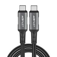 Cable USB-C to USB-C Acefast C1-09, 48W,  1m (black-gray), Acefast