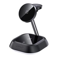 Wireless charging holder 3w1 Acefast E16 LED (black), Acefast