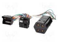 Adapter; Input: Quadlock; BMW,Ford,Mercedes,Seat,VW,Škoda 