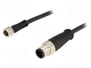 Cable: for sensors/automation; PIN: 4; plug; PVC; 2m; 484030E02M020 MOLEX