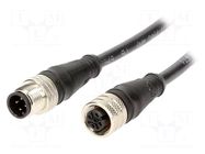 Cable: for sensors/automation; PIN: 4; plug; 250V; PVC; 1m MOLEX