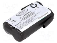 Re-battery: Ni-MH; AA; 2.4V; 2500mAh; soldering lugs CELLEVIA BATTERIES