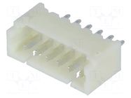 Connector: wire-board; socket; male; PIN: 6; 1A; Urated: 125V; THT JOINT TECH