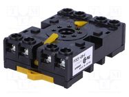 Relays accessories: socket; PIN: 8; for DIN rail mounting; 6A OMRON