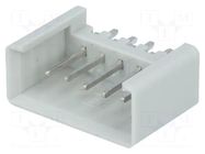 Connector: IDC; socket; male; PIN: 5; P1300; straight; THT; 2.54mm TOMIC