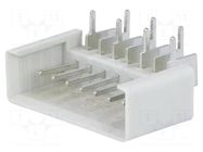 Connector: IDC; socket; male; PIN: 7; angled 90°; THT; 2.54mm; 1x7 TOMIC