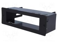 Mounting half frame for CB radio; with center hole 4CARMEDIA