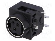 Socket; DC supply; female; PIN: 3; THT; 30VDC; -20÷80°C NINIGI