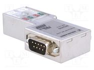 D-Sub; PIN: 9; angled 90°; IDC; for cable; Type: Profibus HELUKABEL