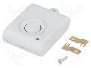 Enclosure: for remote controller; UREMOTE; X: 45mm; Y: 36mm; Z: 14mm SUPERTRONIC