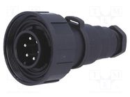 Connector: circular; plug; male; PIN: 6; Standard Buccaneer®; IP68 BULGIN