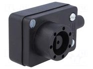 Connector: circular; soldering,screw terminal; female; 6A; 250VAC BULGIN