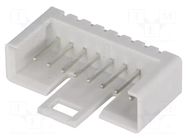 Connector: IDC; socket; male; PIN: 8; PZ1300; straight; THT; 2.54mm TOMIC