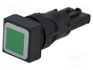 Switch: push-button; 16mm; Stabl.pos: 2; green; Pos: 2; -25÷70°C EATON ELECTRIC