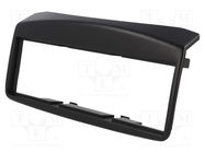 Radio frame; Fiat; 1 DIN; black 