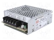 Power supply: switched-mode; for building in,modular; 50W; 12VDC MEAN WELL