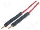 Test acces: connection cable; 2A; 70VDC; red; Insulation: silicone ELECTRO-PJP