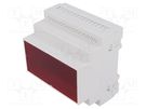 Enclosure: for DIN rail mounting; Y: 90mm; X: 87mm; Z: 65mm; ABS KRADEX