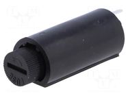 Fuse holder; vertical; 5x20mm; 6A; Pitch: 10mm; 250V PROFFUSE