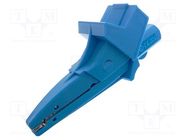 Crocodile clip; 20A; 1kVDC; blue; Grip capac: max.25mm ELECTRO-PJP