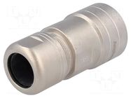 Gland; straight; size 18; metal; Body plating: nickel; 18mm; RT360 AMPHENOL