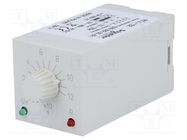 Timer; 10÷120s; DPDT; 230VAC/5A; Usup: 24÷48VAC; 24÷48VDC; undecal SCHNEIDER ELECTRIC