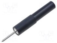 Probe tip; 36A; black; Tip diameter: 1.4mm; Socket size: 4mm; 60VDC ELECTRO-PJP