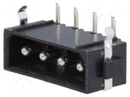 Connector: wire-board; socket; male; PIN: 4; horizontal; THT; tinned JOINT TECH