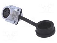 Connector: circular; socket; female; PIN: 9; IP67; SF12; 3A; 125V WEIPU