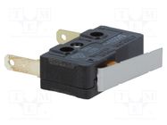 Microswitch SNAP ACTION; 5A/125VAC; with lever; SPST-NC; Pos: 2 OMRON Electronic Components