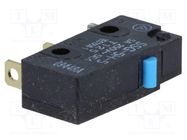 Microswitch SNAP ACTION; 3A/250VAC; 4A/30VDC; without lever OMRON Electronic Components