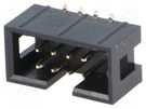 Socket; IDC; male; PIN: 8; vertical; SMT; gold flash; 2.54mm Amphenol Communications Solutions