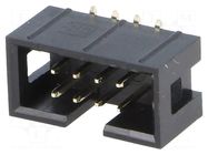 Connector: IDC; socket; male; PIN: 8; vertical; SMT; gold flash; 2x4 AMPHENOL COMMUNICATIONS SOLUTIONS