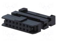 Connector: IDC; plug; female; PIN: 14; IDC; for ribbon cable; 2mm AMPHENOL COMMUNICATIONS SOLUTIONS