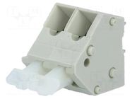 Connector: PCB terminal block; terminal; 24A; 250V; angled 45° PTR MESSTECHNIK