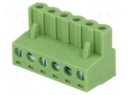 Pluggable terminal block; 5.08mm; ways: 6; straight; plug; female XINYA