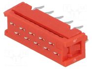 Wire-board; adapter; PIN: 10; IDC,THT; on PCBs,for ribbon cable AMPHENOL COMMUNICATIONS SOLUTIONS