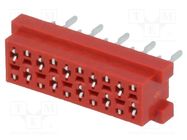 Wire-board; socket; female; PIN: 10; THT; on PCBs; 30V; 1A; -40÷105°C Amphenol Communications Solutions