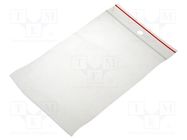 Self-seal bag; L: 120mm; Width: 80mm; Thick: 40um; polyetylene PLAST
