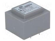 Transformer: encapsulated; 1.5VA; 230VAC; 9V; 130mA; PCB; IP00 INDEL
