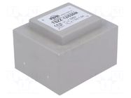 Transformer: encapsulated; 12VA; 230VAC; 7.5V; 1.6A; PCB; IP00 INDEL