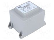 Transformer: encapsulated; 45VA; 230VAC; 15V; 15V; 1.5A; 1.5A; PCB INDEL