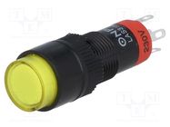 Switch: push-button; Pos: 2; SPDT; 0.5A/250VAC; 1A/24VDC; ON-ON ONPOW