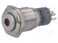 Switch: vandal resistant; Pos: 2; SPDT; 0.5A/220VAC; 1A/24VDC; IP67 