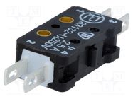 Microswitch SNAP ACTION; 2.5A/250VAC; 0.3A/220VDC; ON-(ON); IP40 PROMET