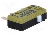 Microswitch SNAP ACTION; 0.3A/30VAC; without lever; SPDT; Pos: 2 