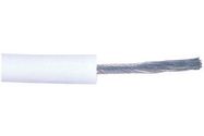 HOOK UP WIRE, 100FT, 24AWG COPPER, WHITE