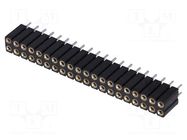 Connector: pin strips; socket; female; PIN: 40; turned contacts CONNFLY