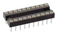DIP SOCKET, 20POS, 2.54MM
