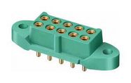 CONNECTOR, RCPT, 10POS, 3ROW, 3MM